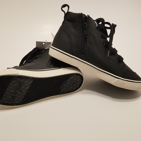 Cat & Jack Hi-Top Sneakers with Zipper - Picture 1 of 5